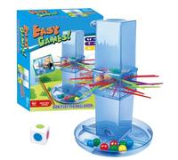 Stick Pulling Game, Interactive Educational Toy Set, Travel Board Activity Kit, Fun Learning Play Device, Parent Child Bonding Game for Birthday Holiday Travel Home Yard Patio 8.66x8.66x1.18 Inches