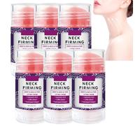 Stick raffermissant pour le cou et la poitrine au rétinol et au collagène, crème anti-âge raffermissante et liftante pour peau relâchée aux peptides | Hydratant cou et décolleté (6pcs)
