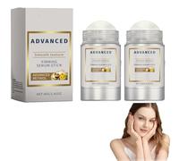 Stick raffermissant pour le visage au rétinol,stick de soin pour le cou et le visage,stick de sérum hydratant pour les rides,maintient l'hydratation de la peau, améliore l'élasticité de la peau (2pcs)