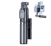 Stick Selfie pour téléphone portable - Perche à selfie trépied, stabilisateur de trépied portable avec télécommande sans fil pour sports de plein air photos de groupe caméras d'action en direct