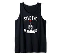 Stick Shift Car Enthusiast Save The Manuals Débardeur
