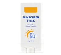 Stick solaire SPF 50+ pour le visage - Format voyage sans traces blanches - Protection solaire nomade et propre pour les retouches quotidiennes (trajets, extérieur) (1Pièce)