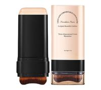 Stick Stick - Correcteur De Bâton - Fondation À La Crème Avec Pinceau | Fondation De Brindilles Opaques Naturelles À La Couverture Totale Avec Pinceau | Twig Hydrating Makeup Revolution Pour Noël, Mer