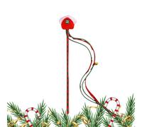 Stick Teaser pour Chats de Noël, Jouet Teaser pour Chats de Noël - Jouet avec pour Chat Jouet de Noël - Bâton interactif Unique pour Chats, Jouet