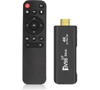 Stick TV 1+8G multimédia 5G WIFI HD clé TV avec télécommande, double bande Android TV Box TV98