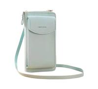 Stick Wallet Phone White Leather The Original Clutch Wallet Trendy Mobile Phone Bag Korean Fashion Large Capacity Double Layer Wallet Multi Functional Women Crossbody Bag Academia