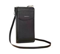 Stick Wallet Phone White Leather The Original Clutch Wallet Trendy Mobile Phone Bag Korean Fashion Large Capacity Double Layer Wallet Multi Functional Women Crossbody Bag Academia