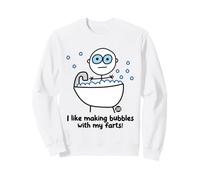 Stickboy Fart Bubbles Sweatshirt