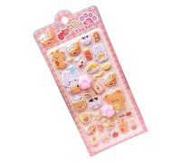 Sticker 3D - 4,13 pouces Animal Patte Print Strong Adhesive Decal | Cartoon Mignon Tiny Stickers, for Kids Girls Boys Laptop Water Bottle Scrapbook Notebook Journal Classroom Rewards