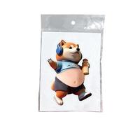 Sticker 3D Chien Anti Stress, Protection Murale Porte, Butoir de Porte en Caoutchouc Souple, Wall Protector pour Poignée de Porte, Réfrigérateur, Placard