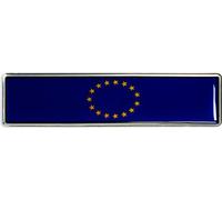 Sticker 3D Europe HQ Drapeau, 27x110mm