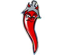 Sticker 3D piment rouge HQ