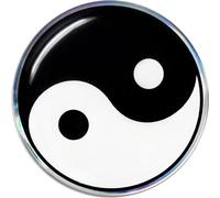 Sticker 3D Yin-Yang HQ, diamètre 48 mm