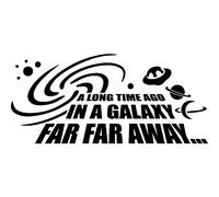 Sticker A long time ago in a galaxy far far away I