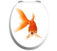Sticker abattant toilette poisson d’or