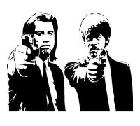 Sticker Acteurs de Pulp fiction
