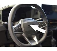 Sticker adhésif pour Dacia.Duster III 3 (P1310), BIGSTER (R1310) | Feuille de style noir mat pour logo DC | 2 pièces Inox Essential Expression Journey Extreme DUSTER Accessoires Tuning