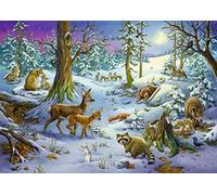 Sticker-Adventskalender - Tiere im Winterwald