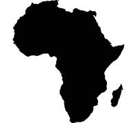 Sticker Afrique continent