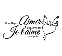 Sticker Aimer Victor Hugo
