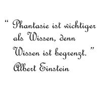 Sticker Albert Einstein Phantasie