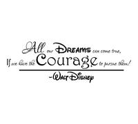 Sticker All our dreams can come true - Walt Disney design