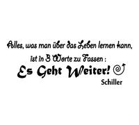 Sticker Alles, was man über das leben ...! (Schiller)