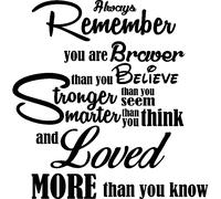Sticker Always remember you are braver