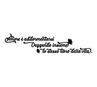Sticker Amore è addormentarsi...