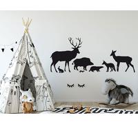 Sticker Animaux de la forêt et de la chasse - Nombreuses tailles et couleurs disponibles