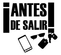Sticker Antes de salir!