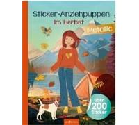 Sticker-Anziehpuppen Metallic - Im Herbst