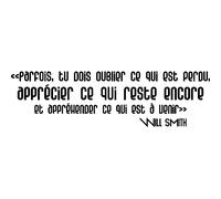 Sticker Apprécier ce qui reste (Will Smith)