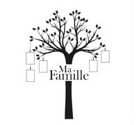 Sticker arbre de vie famille 70x100