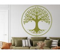 Sticker Arbre de vie Floral - Nombreuses tailles et couleurs disponibles