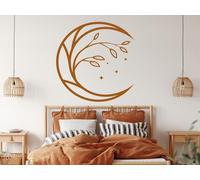 Sticker Arbre de vie Lune florale - Nombreuses tailles et couleurs disponibles