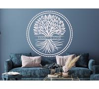 Sticker Arbre de vie Texte Personnalisable 2 - Nombreuses tailles et couleurs disponibles