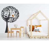 Sticker Arbre Enfant Oiseau - Nombreuses tailles et couleurs disponibles