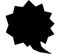 Sticker ardoise Bulle artistique