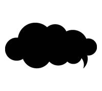 Sticker ardoise bulle2