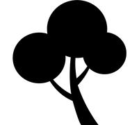 Sticker Ardoise Design arbre I