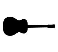 Sticker Ardoise Guitare acoustique