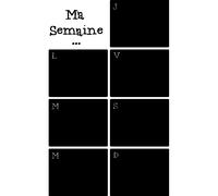 Sticker Ardoise Ma semaine à venir