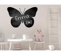 Sticker Ardoise Papillon - Nombreuses tailles et couleurs disponibles