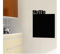 Sticker ardoise tableau noir - stickers muraux adhésif effaçable - CARNET DE NOTE - 25x20cm