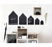 Sticker Ardoises Petites Maisons - Nombreuses tailles et couleurs disponibles