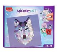 Maped Creativ – Sticker'Art Gommettes au numéro – +400 gommettes – Animaux origami dès 6 ans