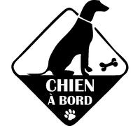 Sticker auto Chien à bord