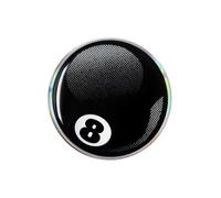 Sticker Autocollant 3D Boule de Billard, 48 x 48 mm