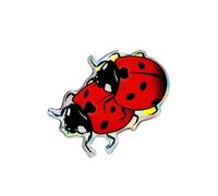 Sticker Autocollant 3d Coccinelles, 61 X 54 Mm